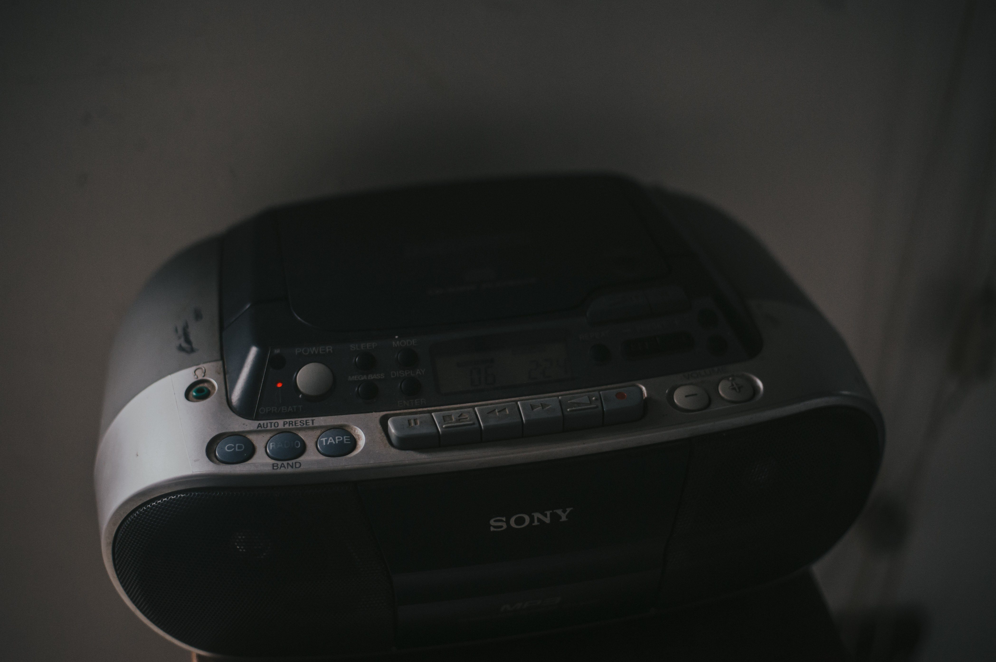 Sony radio cassette player